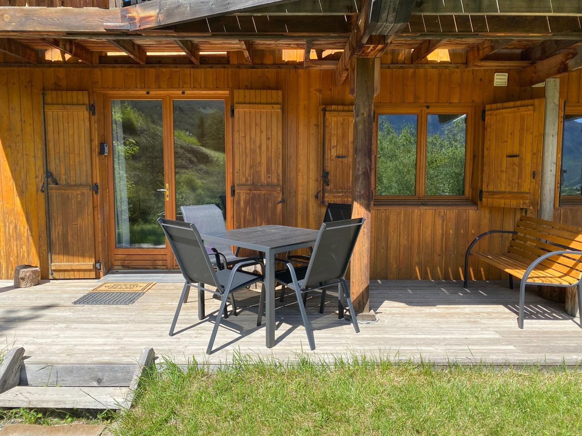 Chalet A Un Endroit Exceptionnel, Alpes, Parc National Des Ecrins Les Vigneaux 外观 照片