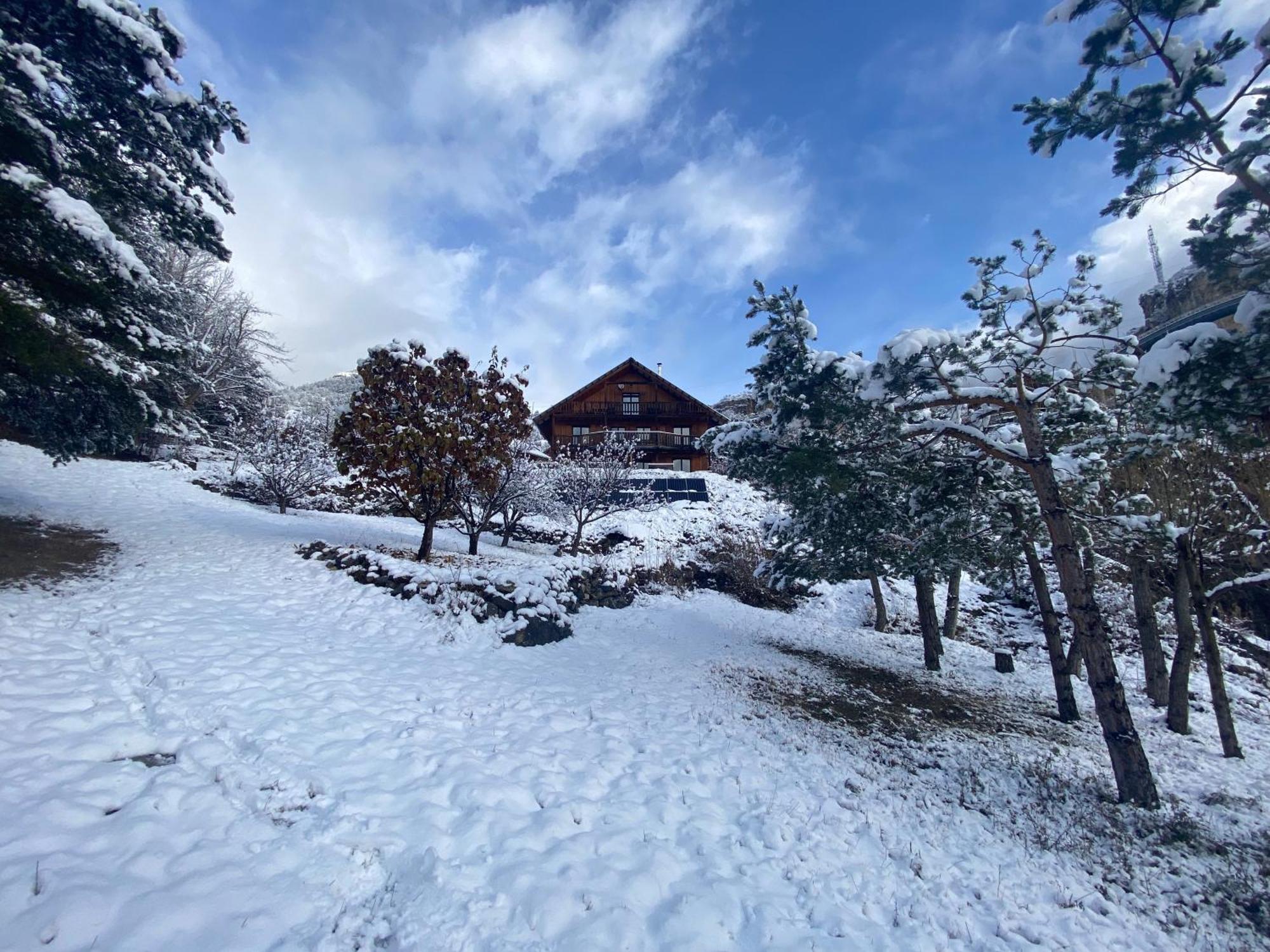 Chalet A Un Endroit Exceptionnel, Alpes, Parc National Des Ecrins Les Vigneaux 外观 照片